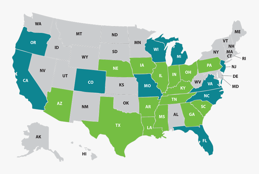 Humana Achieve Coverage Map Map - 676 6767527 Humana Achieve Coverage Map Map Of Red And 