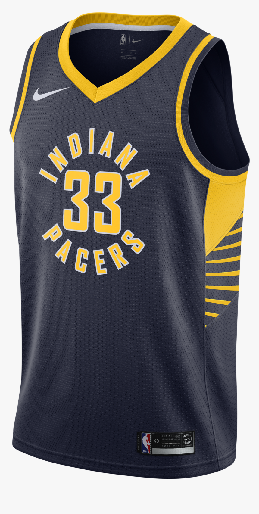 Nike Nba Indiana Pacers Myles Turner Swingman Road, HD Png Download