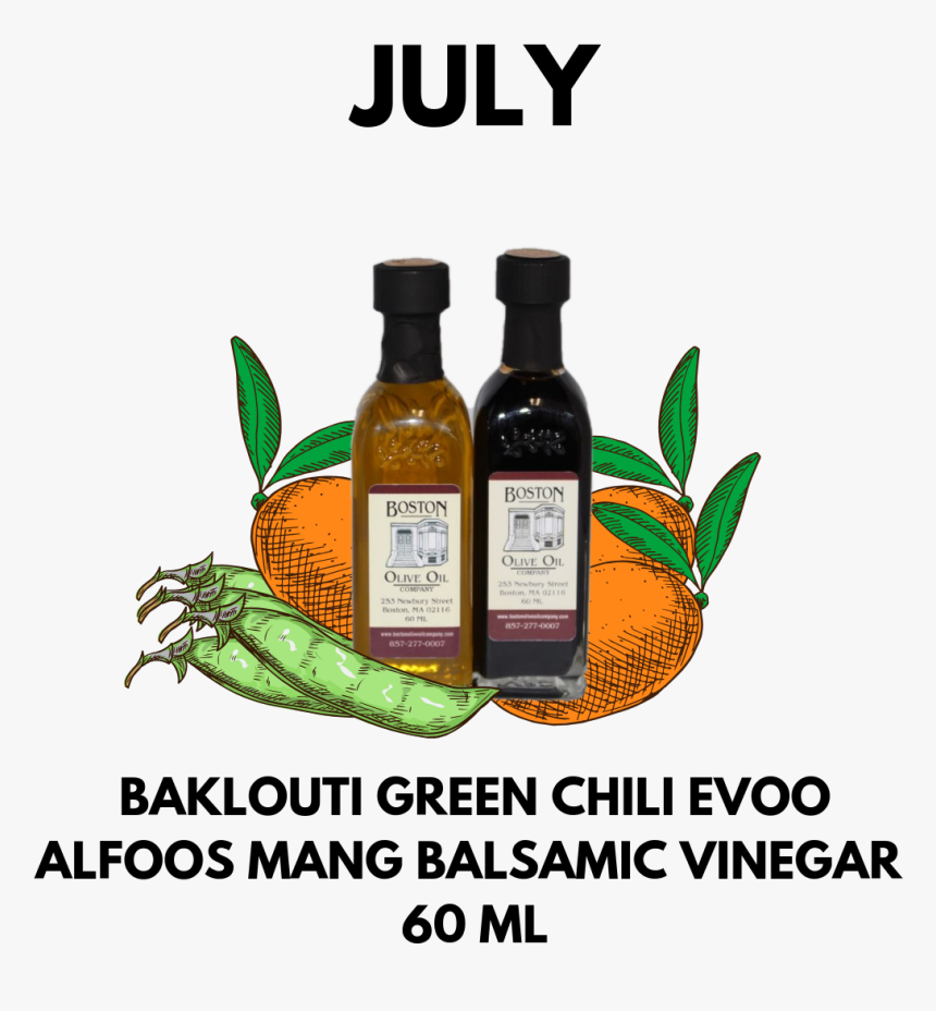 Baklouti Green Chili Evoo And Mango Balsamic Vinegar - Cosmetics, HD Png Download