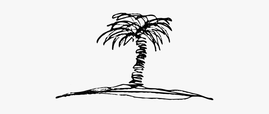 Desert Island - Clip Art, HD Png Download