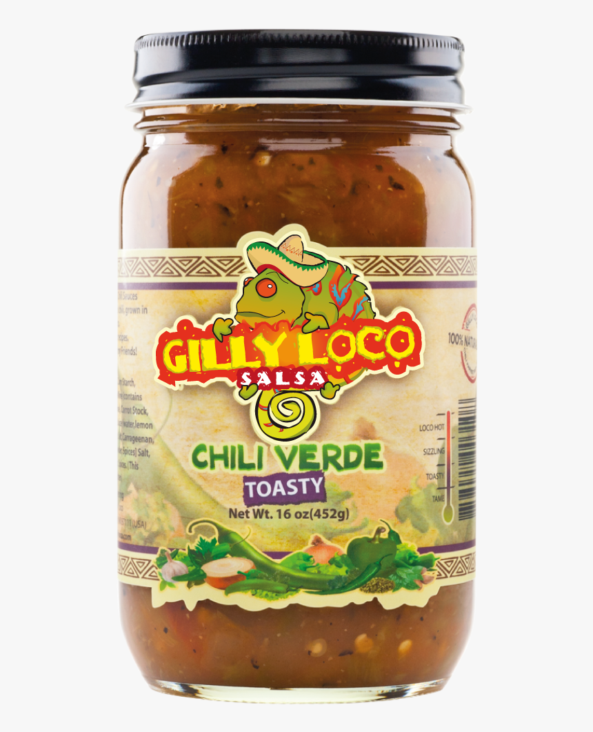 Gilly Loco Green Chile Verde Salsa 
 Class - Tomatillo, HD Png Download