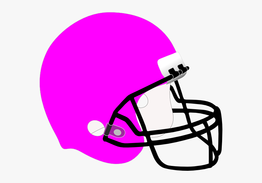 Helmet Clipart Pink - Gold Football Helmet Clipart, HD Png Download