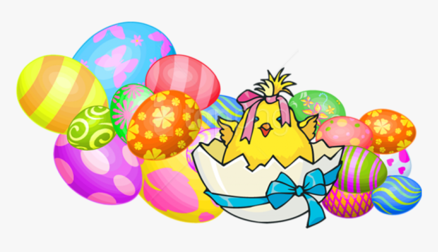 Vector Freeuse Chicken And Eggs Clipart - Chicken Easter Egg Clip Art, HD Png Download
