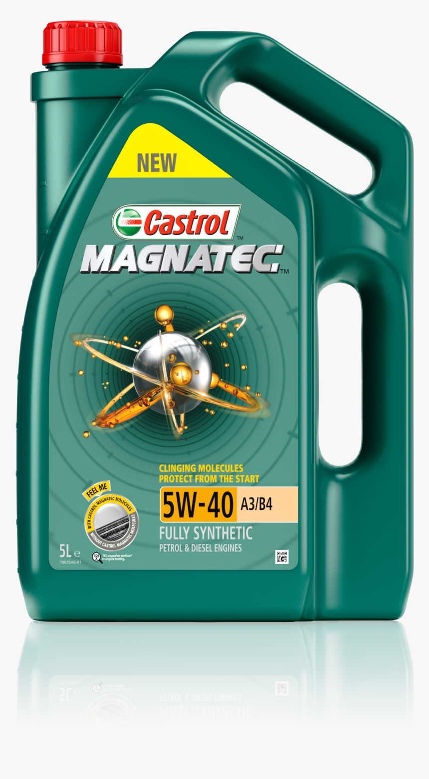 Castrol Magnatec 5w-40 A3/b4 - Castrol Engine Oil 5w40, HD Png Download