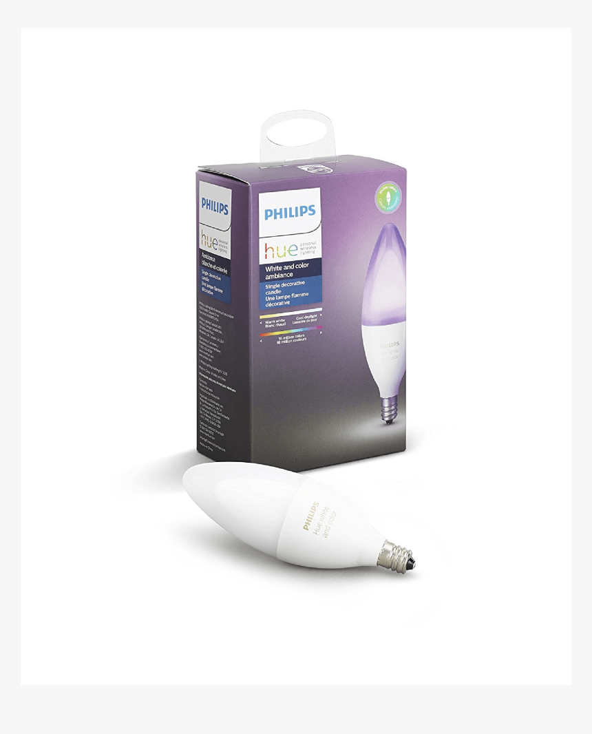 Philips Hue White And Color Ambiance Single Bulb E12 - Philips Hue Candle E14, HD Png Download