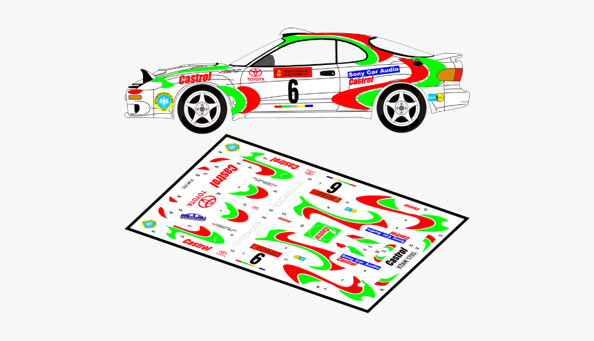 Boxart Toyota Celica Turbo 4wd Castrol - Group A, HD Png Download