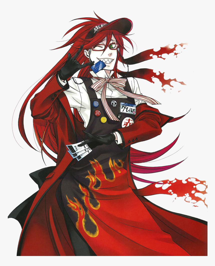 Black Butler Grell, Black Butler Kuroshitsuji, Yes - Black Butler Yana Official Art, HD Png Download