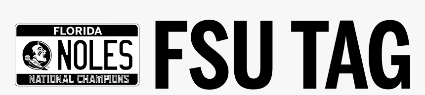 Fsu License Plate - Graphics, HD Png Download