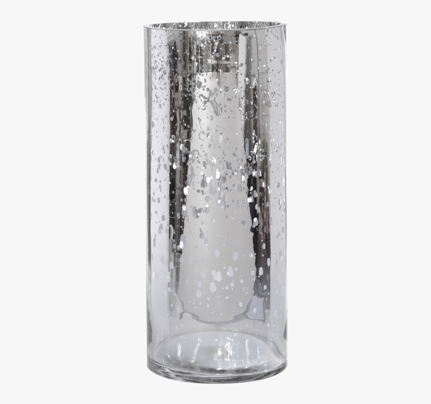 Mercury Glass Candles Png - Mercury Glass Vase Silver, Transparent Png