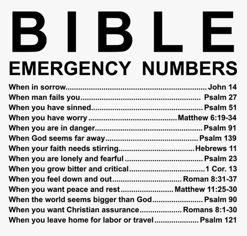 Black Bible Emergency Numbers Mug V2