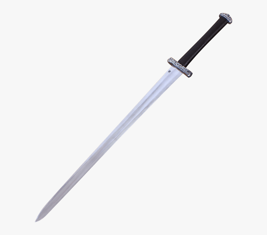 Two Handed Viking Sword With Scabbard - Sword Medieval, HD Png Download