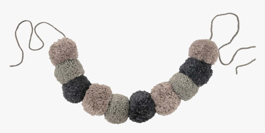 Pom Pom Garland // Oldrose Mix - Choker, HD Png Download