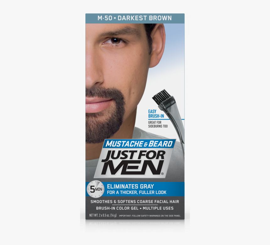 Mustache And Beard Just For Men, HD Png Download