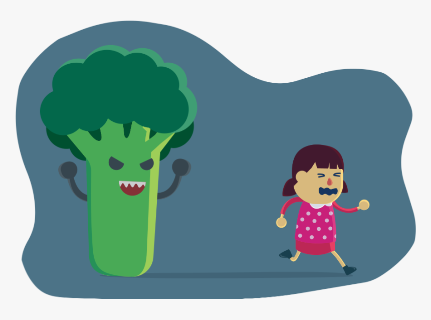 Kids, Eat Your Broccoli - Broccoli Kids Cartoon, HD Png Download