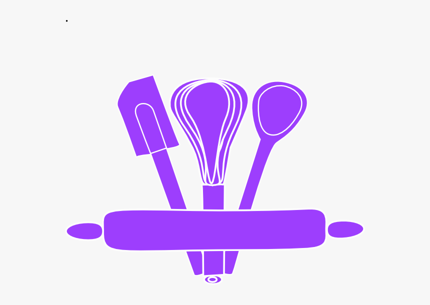 Purplekitchen Clipart Image Freeuse Purple Kitchen - Cooking Tools Clipart, HD Png Download