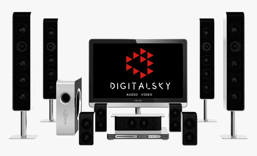 Transparent Home Theater Png - اولد سیستم صوتی تلویزیون, Png Download