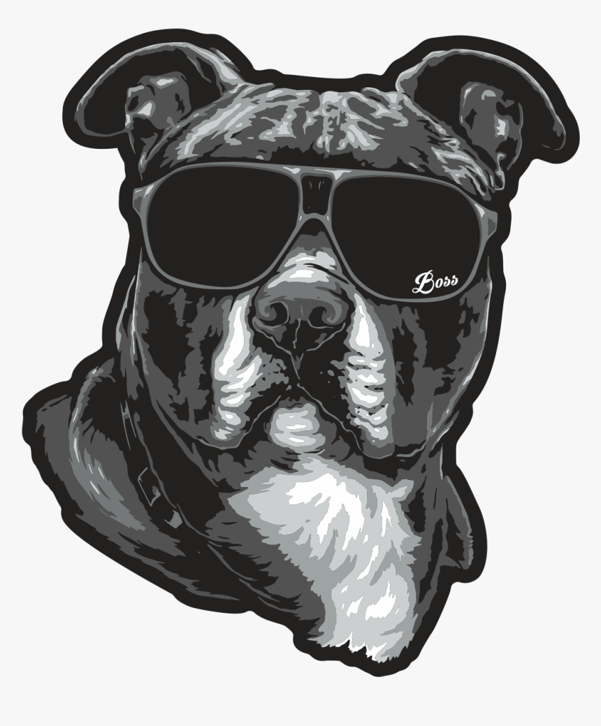 Boston Terrier American Staffordshire Terrier Dog Breed - American Bully Aufkleber, HD Png Download