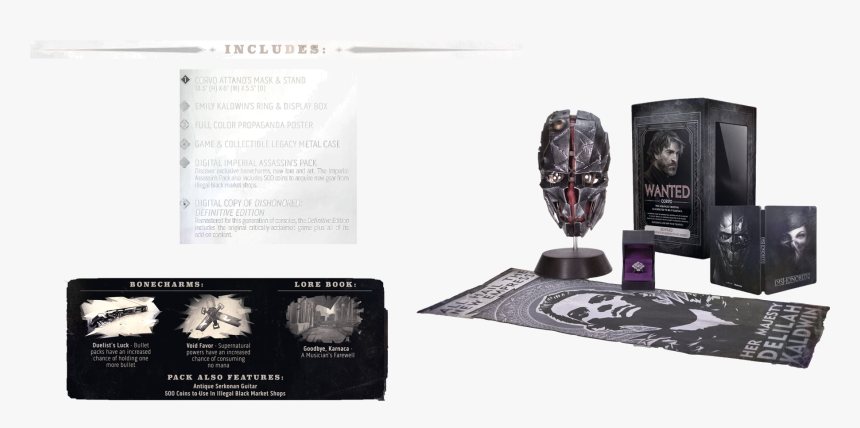 Dishonored 2 Col - Dishonoured 2 Collector's Edition, HD Png Download