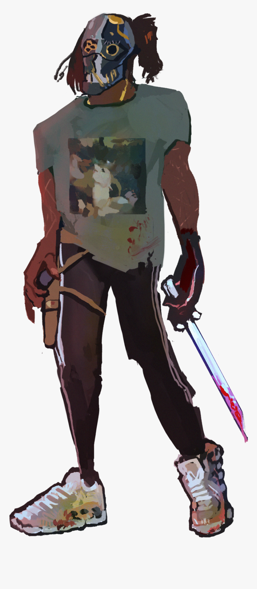 Modern Au Hc Corvo Listens To Rats Rats Rats By Deftones - Illustration, HD Png Download