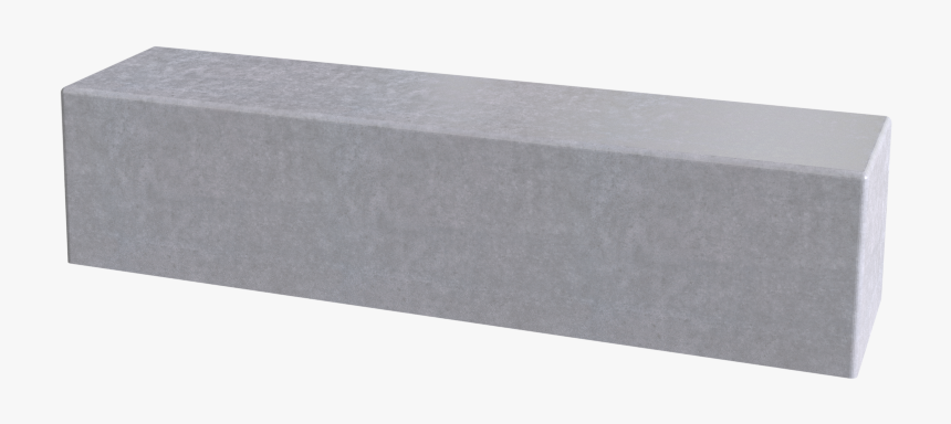 Flinders Grc Long Bench - Concrete, HD Png Download