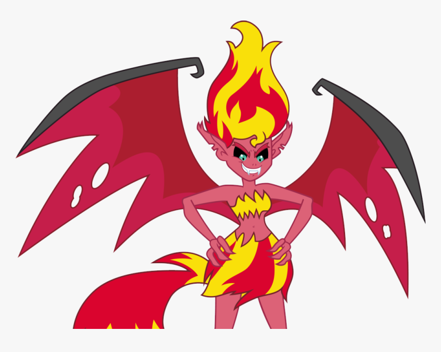 Artist Ponyalfonso Bat Wings Belly Button , Png Download - Equestria Girls, Transparent Png