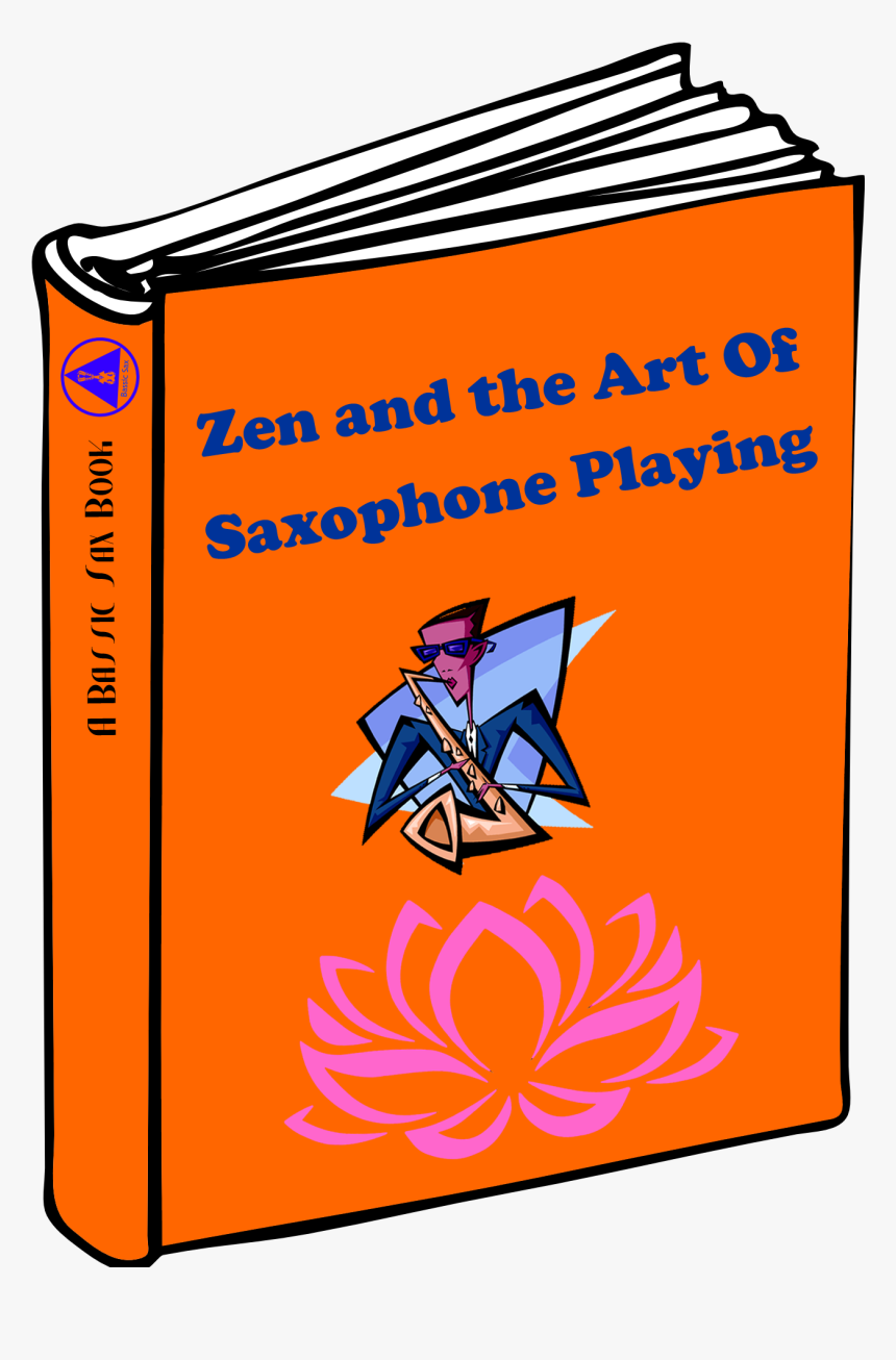 Zen And The Art Of Saxophone Playing, Lotus Flower, - Blank Book Cover Clipart, HD Png Download