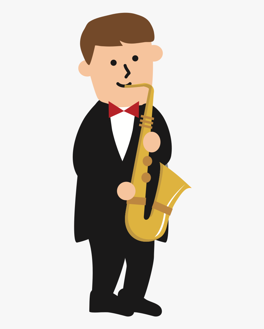 Saxophone Player, HD Png Download