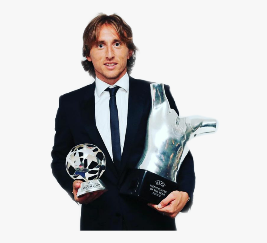 #modric - Luka Modric Uefa Player Of The Year, HD Png Download
