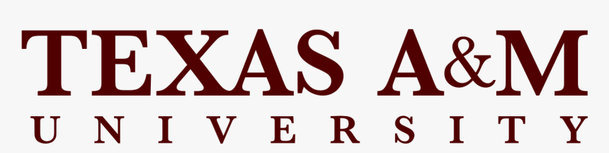 Texas A&m University Wordmark - Texas A&m University, HD Png Download