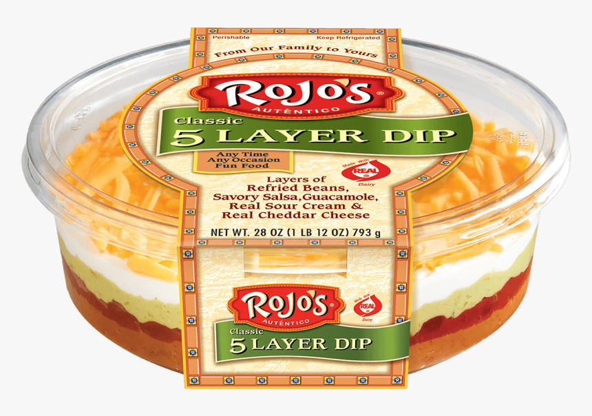 Rojo S® Layer Dip - Rojos 5 Layer Dip, HD Png Download