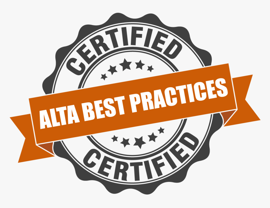 Alta American Lenders Title Association Best Practices - Approved Blue, HD Png Download
