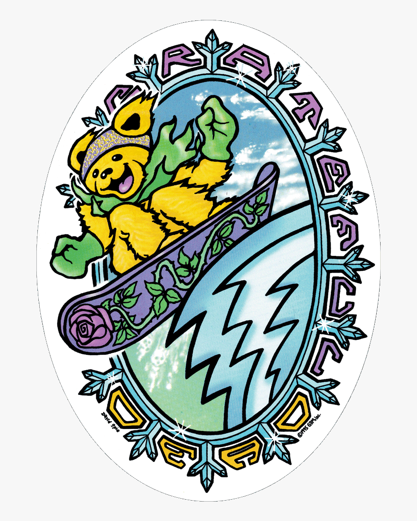 Grateful Dead Snowboard Shirt, HD Png Download