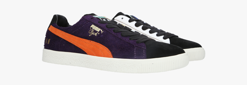 Puma The Hundreds X Clyde Sneakers - Skate Shoe, HD Png Download