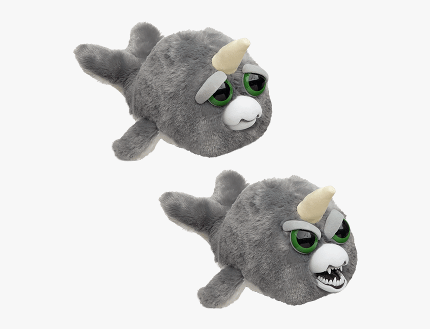 Stuffed Animals Fiesty Pet Narwhale - Feisty Pets, HD Png Download
