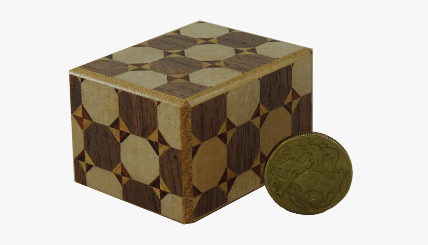 Japanese Crafted Secret Kagome Box 2 Sun 10 Step - Coin, HD Png Download
