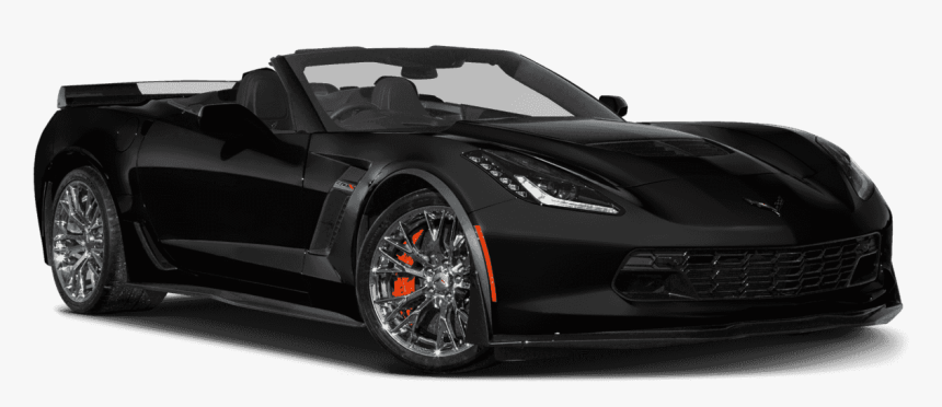 2018 Black Corvette Convertible, HD Png Download