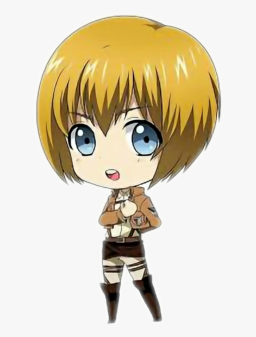 #armin #armin Arlert #attack On Titan - Shingeki No Kyojin Chibi Armin, HD Png Download