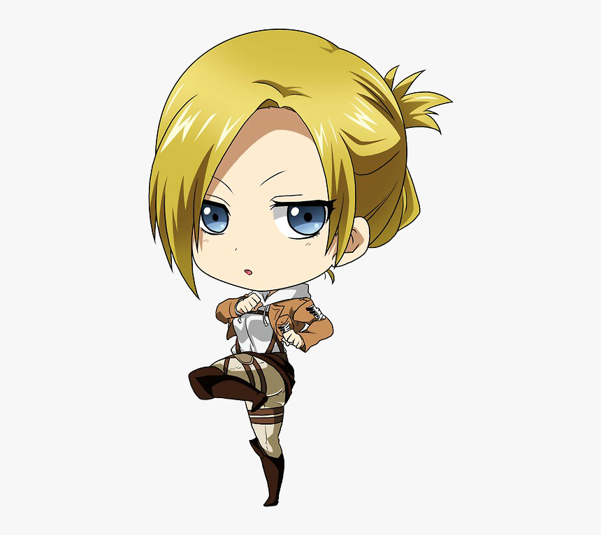 Attack On Titan Annie Chibi, HD Png Download