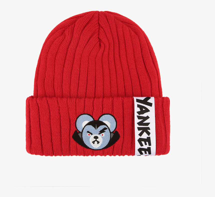 New York Yankees Halloween Bear Label Point Beanie - Beanie, HD Png Download