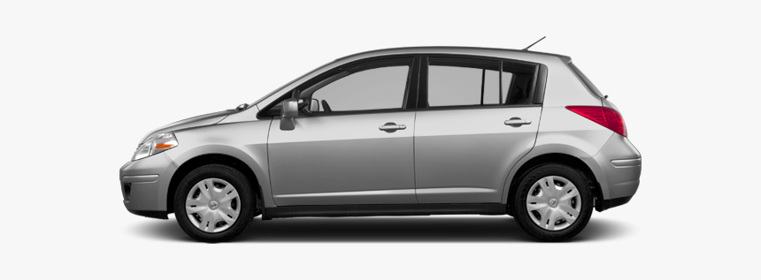 Silver 2012 Nissan Versa Hatchback, HD Png Download