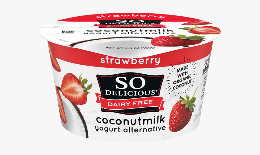 Strawberry Coconutmilk Yogurt 
 Class Pro-xlgimg - So Delicious Yogurt, HD Png Download