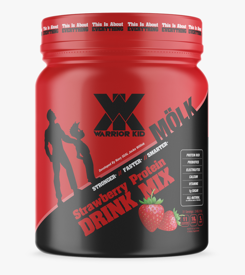 Strawberry Protein Drink Mix - Caffeinated Drink, HD Png Download