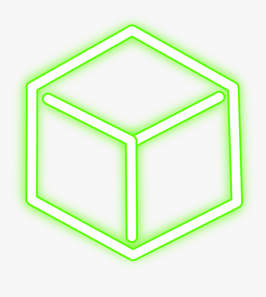 #neon #cube #freetoedit #square #green #glow #light - Java Microservices Martin Fowler, HD Png Download