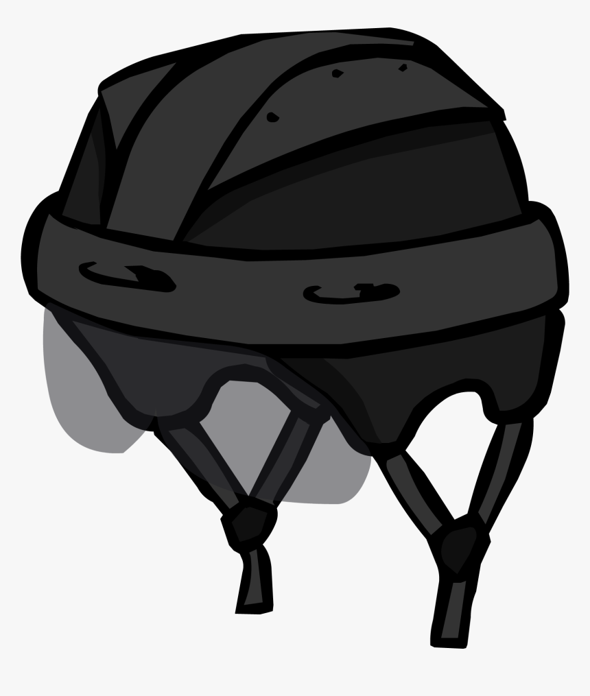 Club Penguin Rewritten Wiki - Clipart Hockey Helmet, HD Png Download