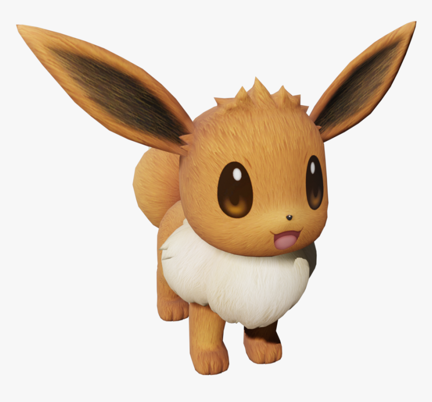 Transparent Pokken Png - Eevee Pokemon Plush Large, Png Download
