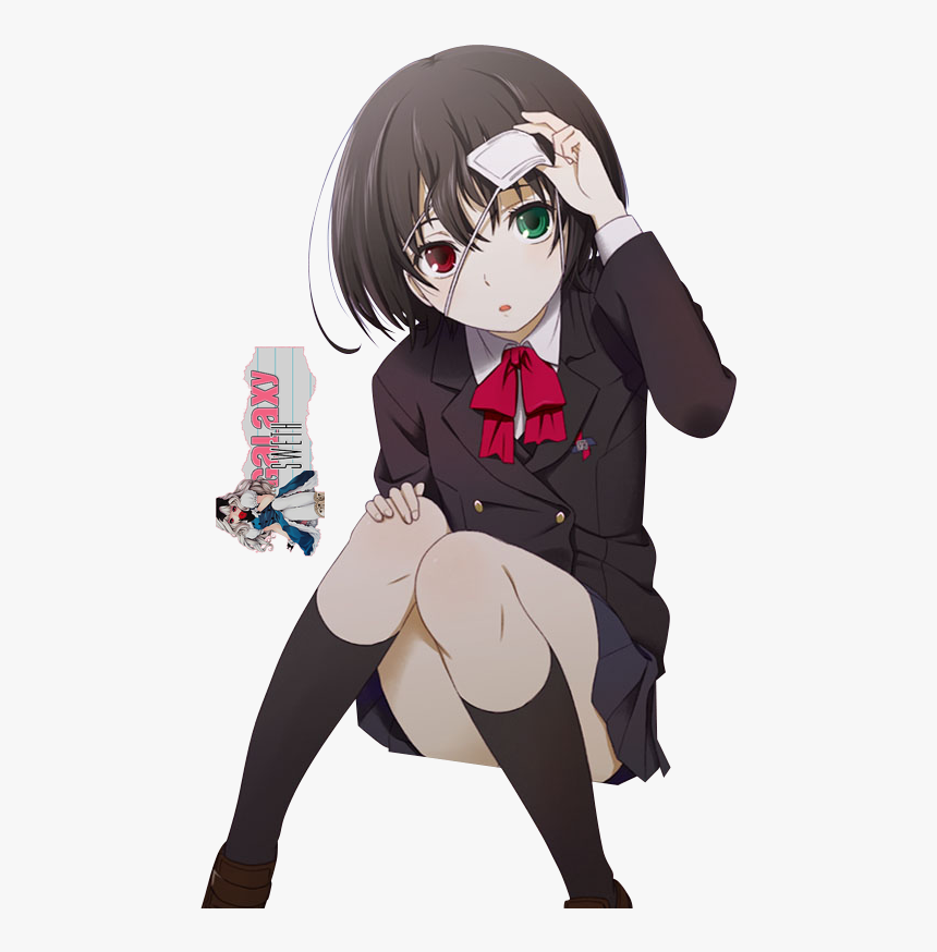 عکس و تصویر Misaki Mei♡ - Anime Girl With 2 Different Colored Eyes, HD Png Download