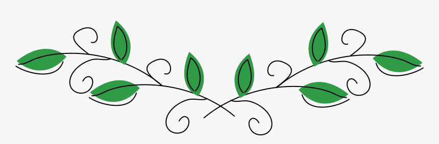 Clipart Leaf Divider - Plant Divider Clip Art, HD Png Download