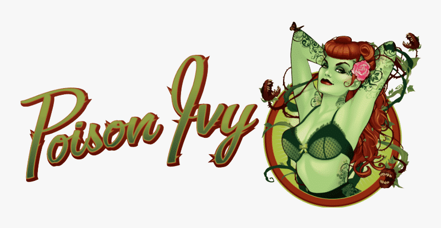 Bombshells Poison Ivy Logo - Comic Poison Ivy Logo, HD Png Download