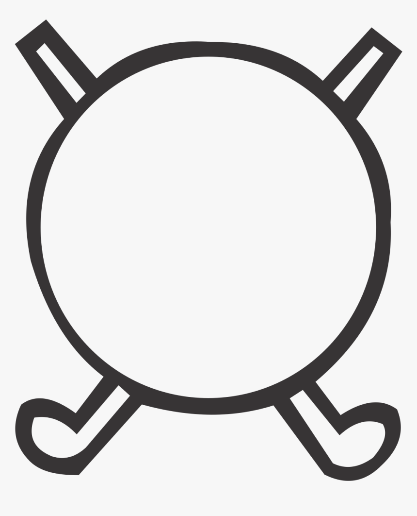 X-clubs With Ball - Svg St Florian Cross, HD Png Download