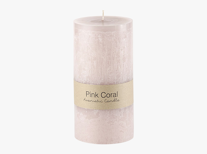 Pink Coral Pillar Candle By Bd Edition I - Unity Candle, HD Png Download